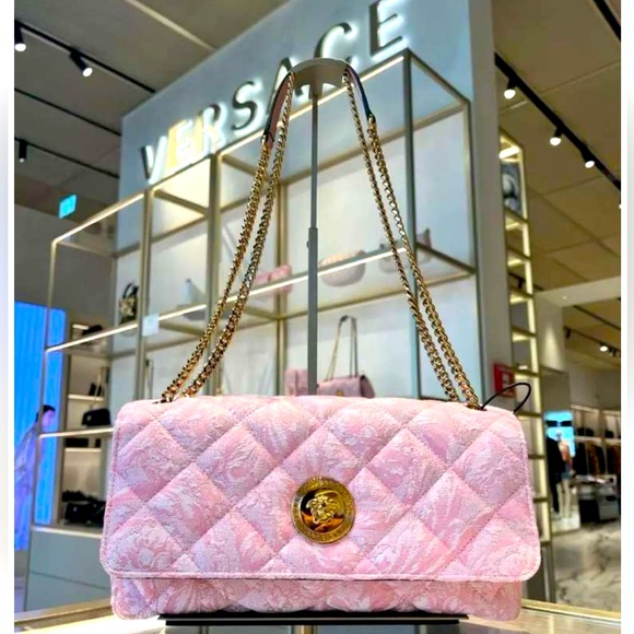 Versace Handbags - Versace Pink Cross Body Bag